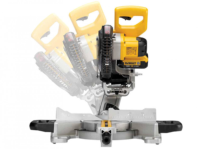 Аккумуляторная торцовочная пила DeWALT DCS365M2