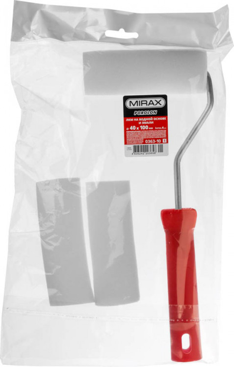 Мини-валик малярный поролон MIRAX 0363-10_z01