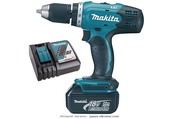 Аккумуляторная дрель-шуруповерт MAKITA DDF453SFX7