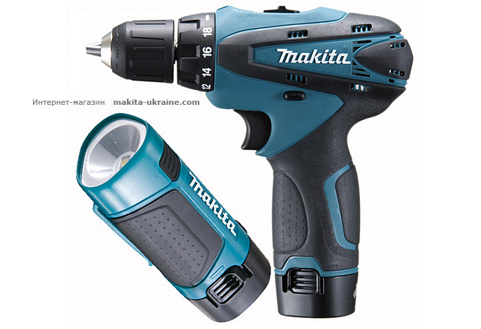 Аккумуляторный шуруповерт MAKITA DF330DWLE