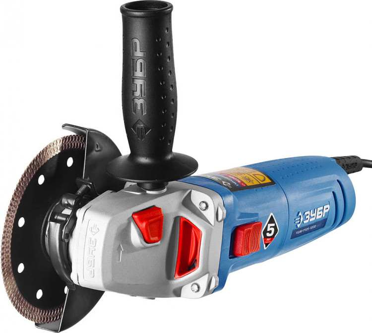 Угловая шлифмашина ЗУБР УШМ-П125-1200 ЭПСТ