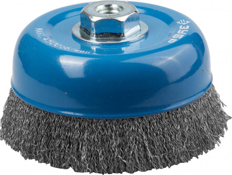 Щетка крацовка чашечная для УШМ ЗУБР 35261-150_z01