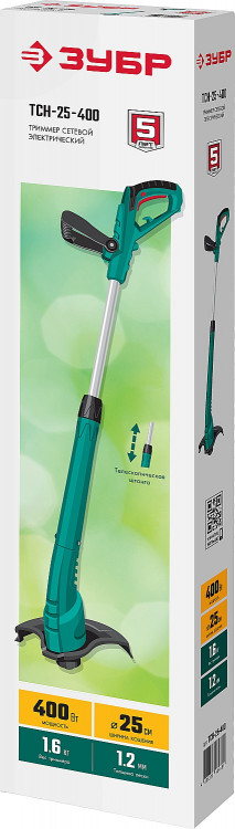 Электрический триммер ЗУБР ТСН-25-400