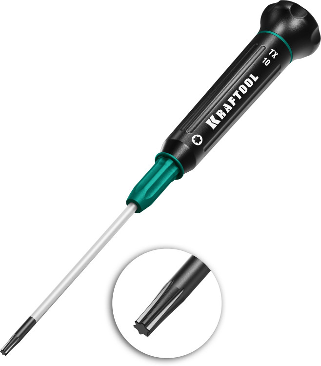 Отвертка для точных работ KRAFTOOL 25684-10