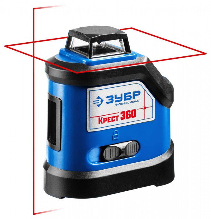 Лазерный уровень построитель плоскостей ЗУБР 34906