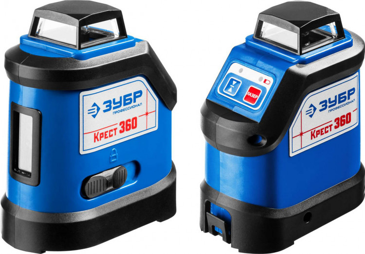 Лазерный уровень построитель плоскостей ЗУБР 34906