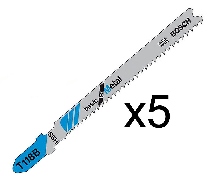 Пилка по металлу Bosch T 318 A, 1,2?132 мм, 5 шт.