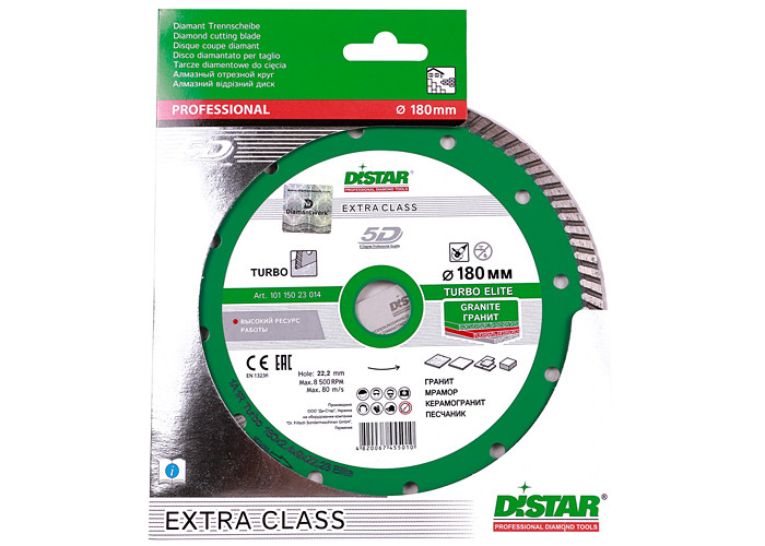 Алмазный диск DISTAR 1A1R Turbo 180 Elite