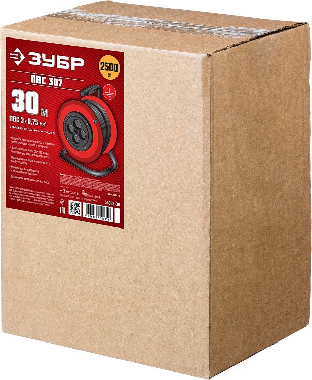 Удлинитель на катушке ЗУБР 55083-30