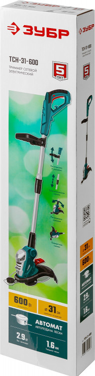 Электрический триммер ЗУБР ТСН-31-600