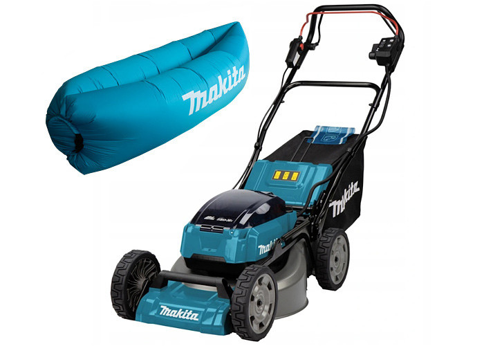 Аккумуляторная газонокосилка MAKITA SOFA-DLM462Z + ламзак