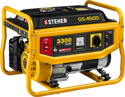 Бензиновый электрогенератор STEHER GS-4500