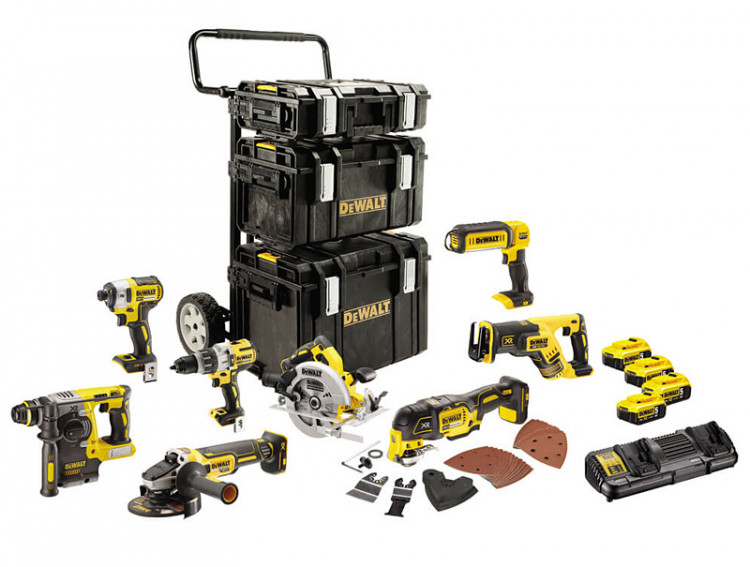 Набор аккумуляторного инструмента DeWALT DCK853P4