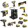 Набор аккумуляторного инструмента DeWALT DCK853P4
