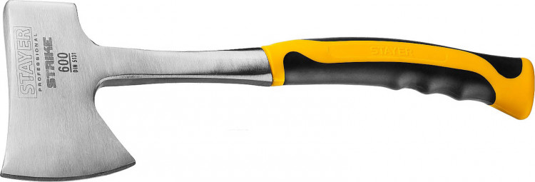Топорик туристический STAYER 2065-06_z01 предназначен для рубки и обработки древесины. Цельнометаллическая конструкция. Инструментальная закаленная сталь. Эргономичная обрезиненная рукоятка.