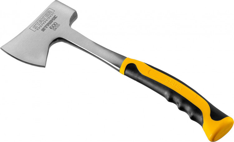 Топорик туристический STAYER 2065-06_z01 предназначен для рубки и обработки древесины. Цельнометаллическая конструкция. Инструментальная закаленная сталь. Эргономичная обрезиненная рукоятка.