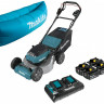 Аккумуляторная газонокосилка MAKITA SOFA-DLM530PT4 + ламзак