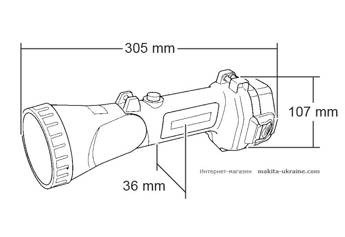 Аккумуляторный фонарь MAKITA ML120