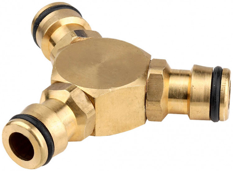 Тройник латунный (соединитель-соединитель-соединитель) RACO 8-426139