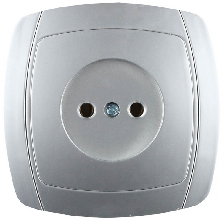 Одинарная розетка СВЕТОЗАР CITY SV-54200-SM