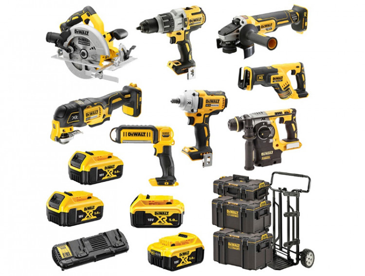 Набор аккумуляторного инструмента DeWALT DCK856P4