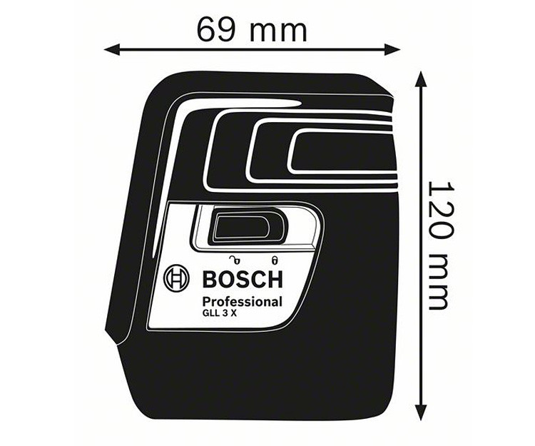 Линейный нивелир BOSCH GLL 3-X