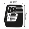 Линейный нивелир BOSCH GLL 3-X