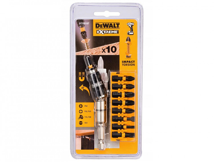 Набор бит DeWALT DT70518T (10&nbsp;шт.)