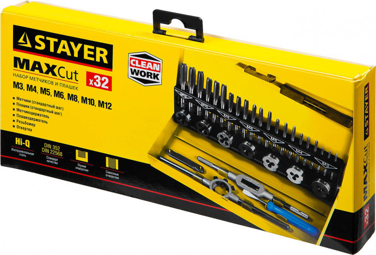 Набор резьбонарезной STAYER 28014-H32