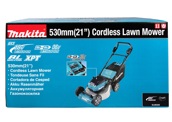 Аккумуляторная газонокосилка MAKITA SOFA-DLM530Z + ламзак