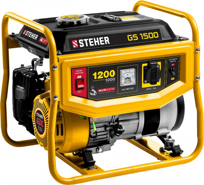 Бензиновый электрогенератор STEHER GS-1500