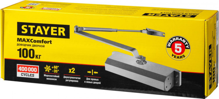 Доводчик дверной STAYER 37916-100