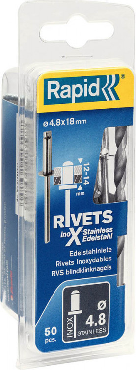 Заклепки из нержавеющей стали RAPID 5000397