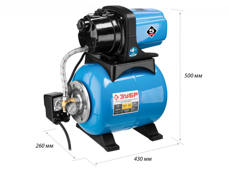 Насосная станция ЗУБР НАС-М3-800-Ч