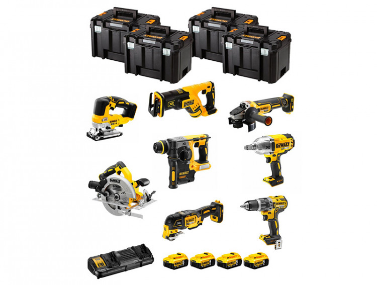 Набор аккумуляторного инструмента DeWALT DCK865P4T