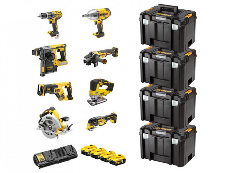 Набор аккумуляторного инструмента DeWALT DCK865P4T