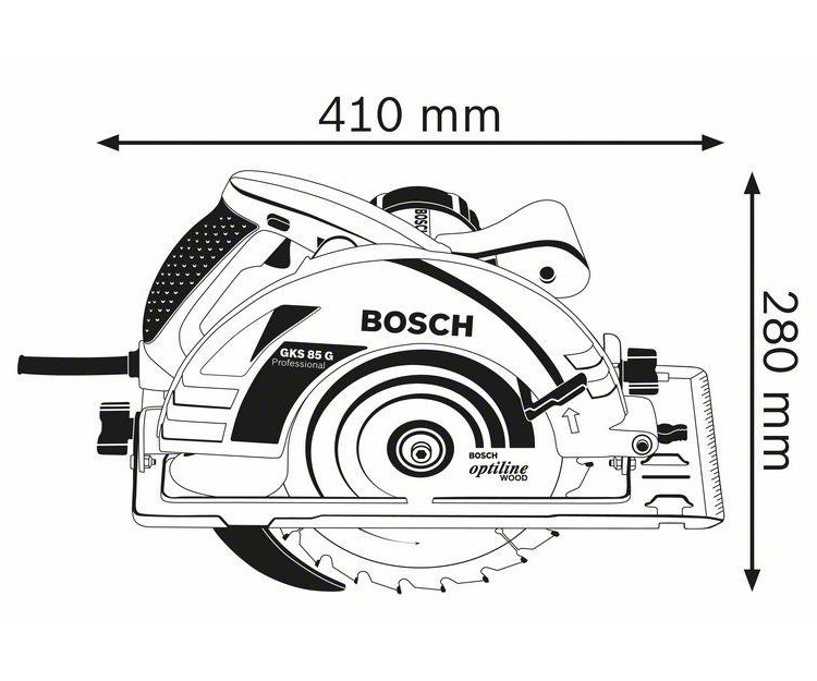 Дисковая пила BOSCH GKS 85 G