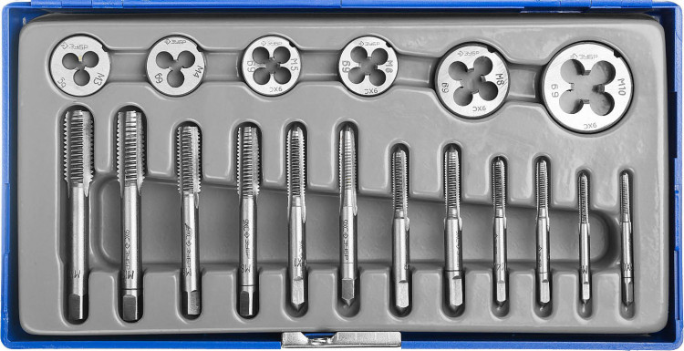 Набор резьбонарезной ЗУБР 28120-H18