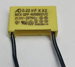 Конденсатор 0,22 мкФ 250V 26х17х7мм~6~14013