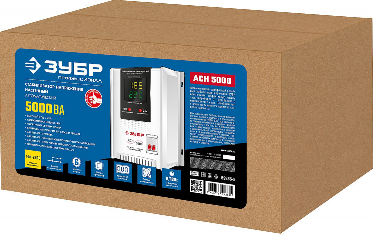 Стабилизатор напряжения ЗУБР 59385-5
