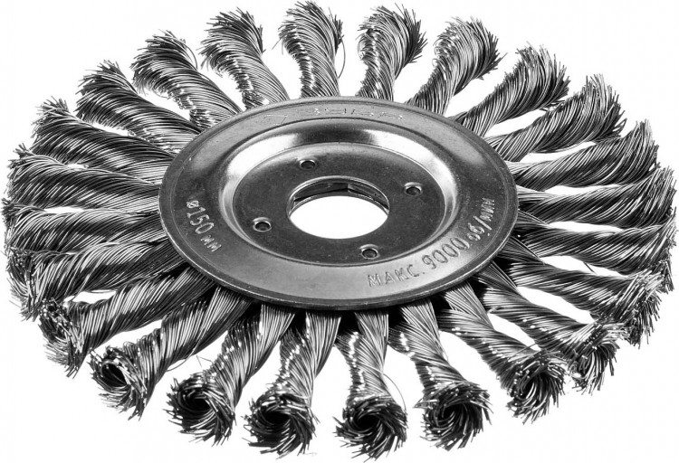 Щетка крацовка дисковая для УШМ ЗУБР 35190-150_z02