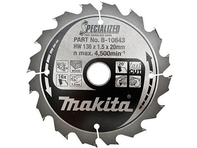 Пильный диск MAKITA Specialized (D-10675)