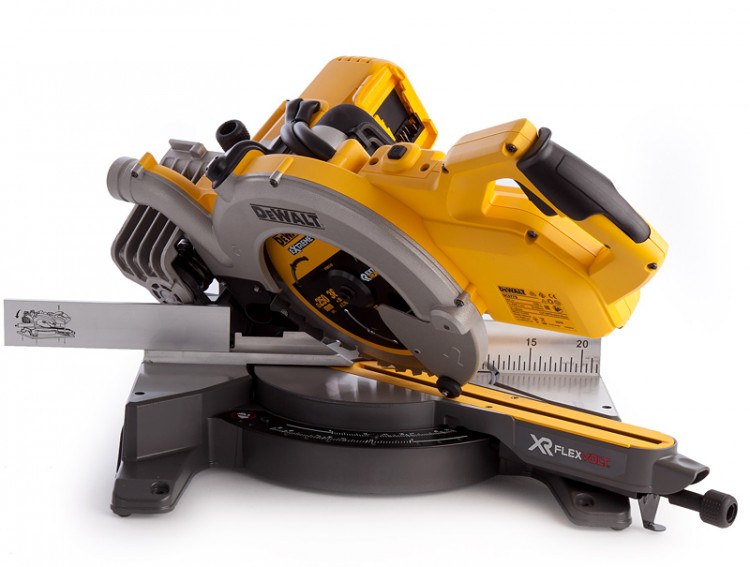 Аккумуляторная торцовочная пила DeWALT DCS778N