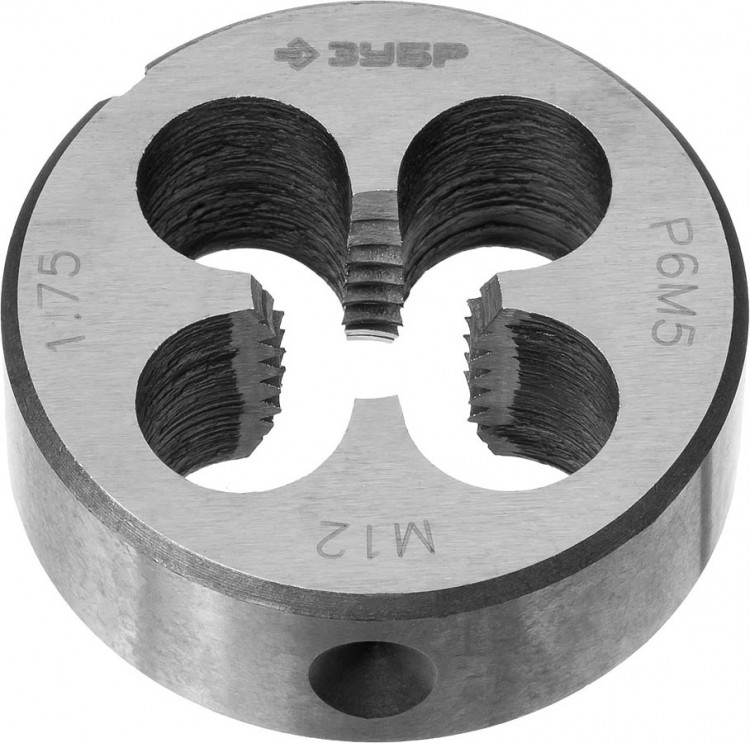 Плашка метрическая М12 x 1.5 ЗУБР 4-28023-12-1.5_z01