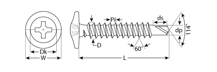 Саморезы со сверлом для листового металла ЗУБР 4-300217-42-051