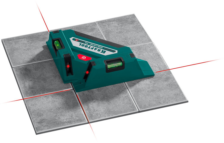 Лазерный угольник для кафеля KRAFTOOL SQUARE-15 34705