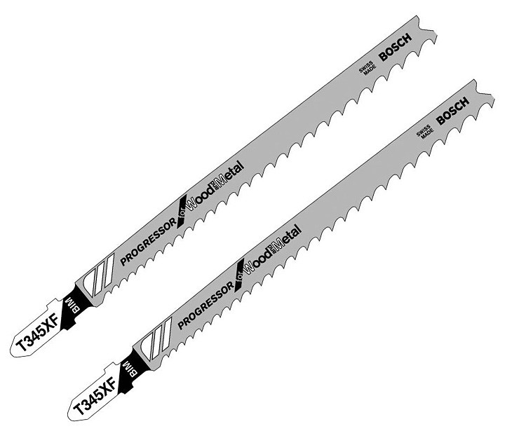 Пильное полотно Bosch BiM Т 345 XF, 132 мм, 2 шт.