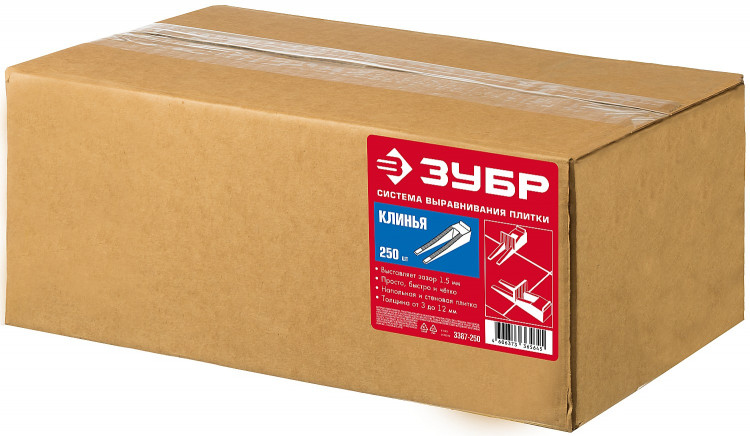 Клин для системы выранивания плитки ЗУБР 3387-250