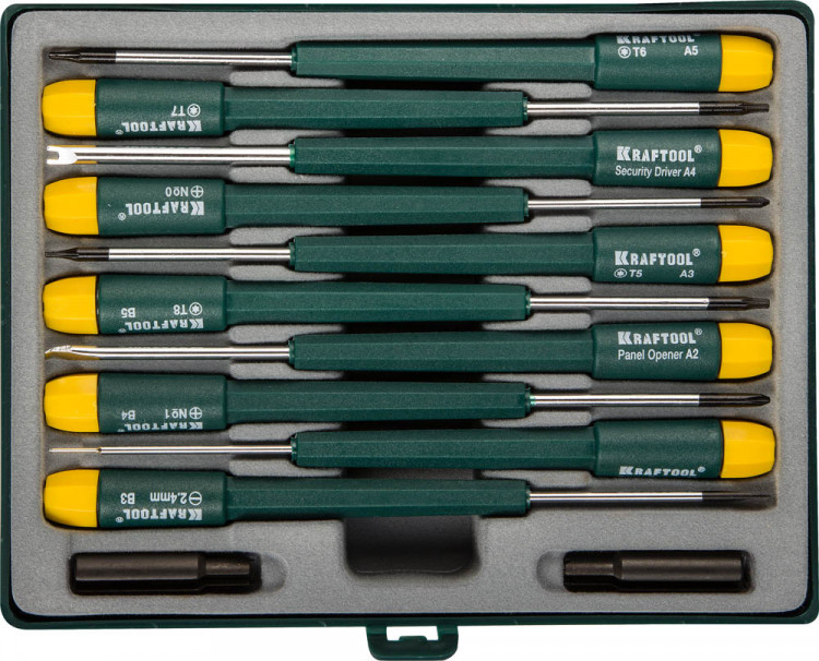 Набор отверток для точных работ и телекоммуникационного оборудования X-Telecom KRAFTOOL 25616-H12