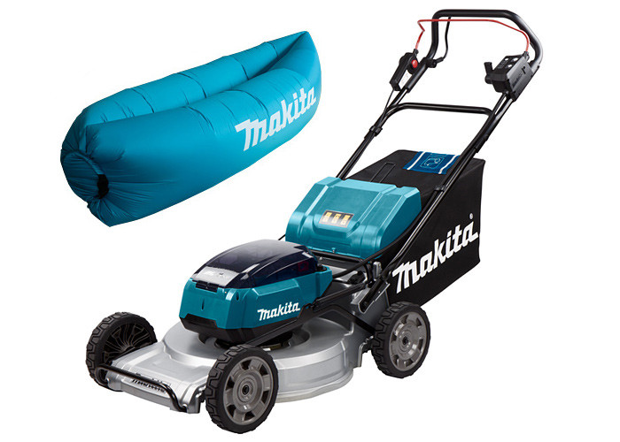 Аккумуляторная газонокосилка MAKITA SOFA-DLM533Z + ламзак